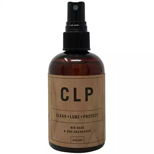 CLP by Sage & Braker. Our Gun Cleaning Formula is an Oil, Lubricant, Solvent and Protectant All in One. Clean, Lube and Protect Your Guns with The Best in Firearm Cleaner Supplies. 4oz.