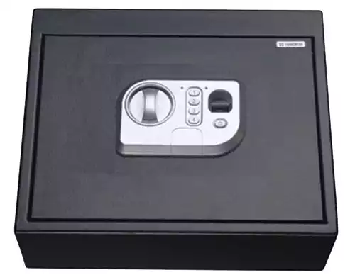 Stack-On PS-15-05-B Biometric Drawer Safe, Black