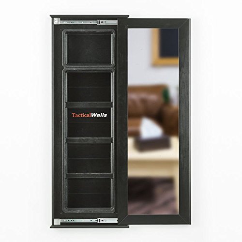 picture of 60-inch Concealed Storage Wall Mirror with Hidden Gun Compartment