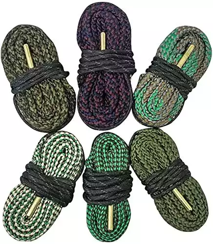 Big Country Wholesale Cobra 6 Pack Bore Cleaning Snakes | 6 Count Bore Snakes 223 22 5.56 9mm 308 45/70 .45 .44 380 .40 .41 and More